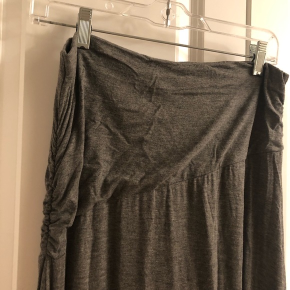 Bobeau gray maxi skirt - Picture 2 of 5